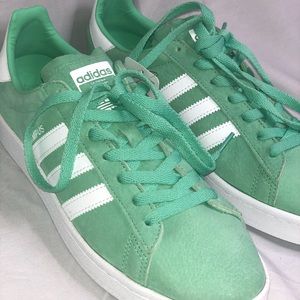 Brand New Mint colored Adidas shoes
